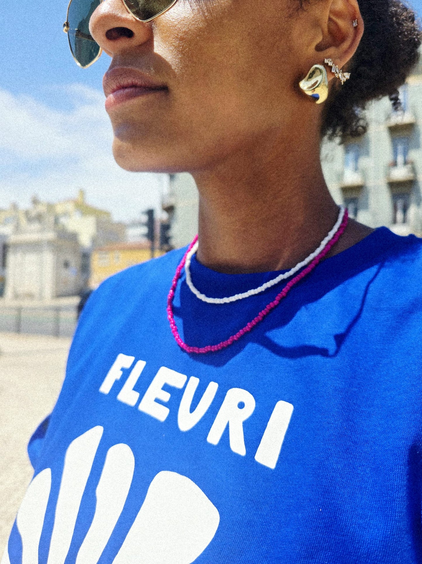 Colar duplo Framboesa