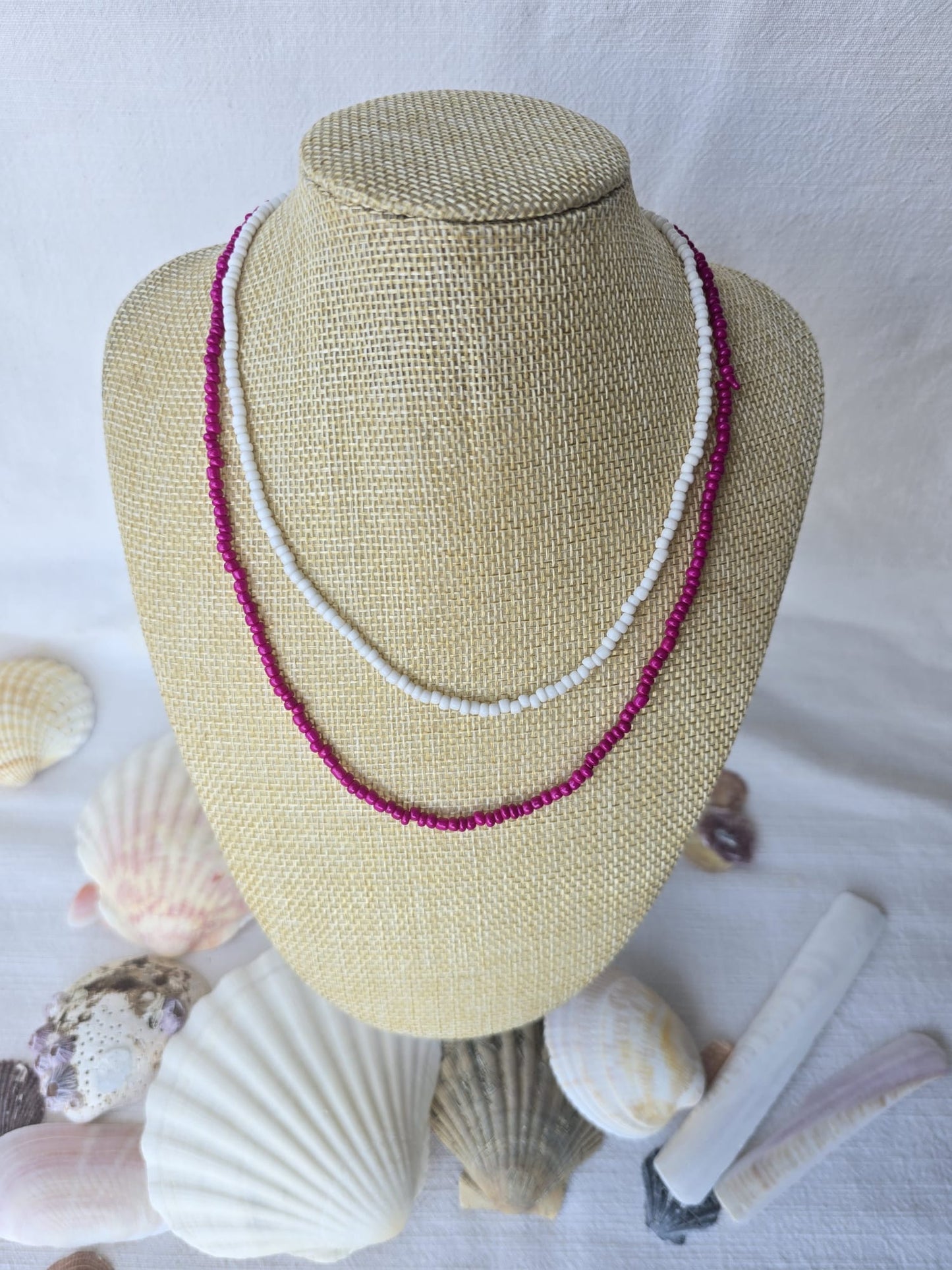 Colar duplo Framboesa