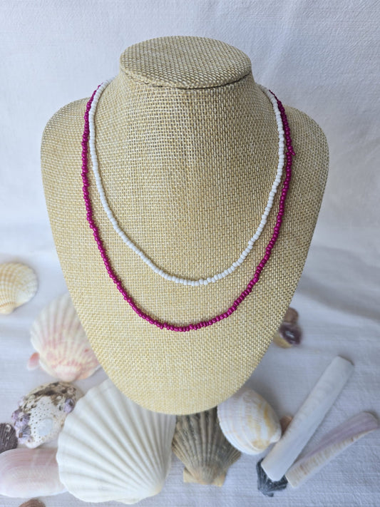 Colar duplo Framboesa